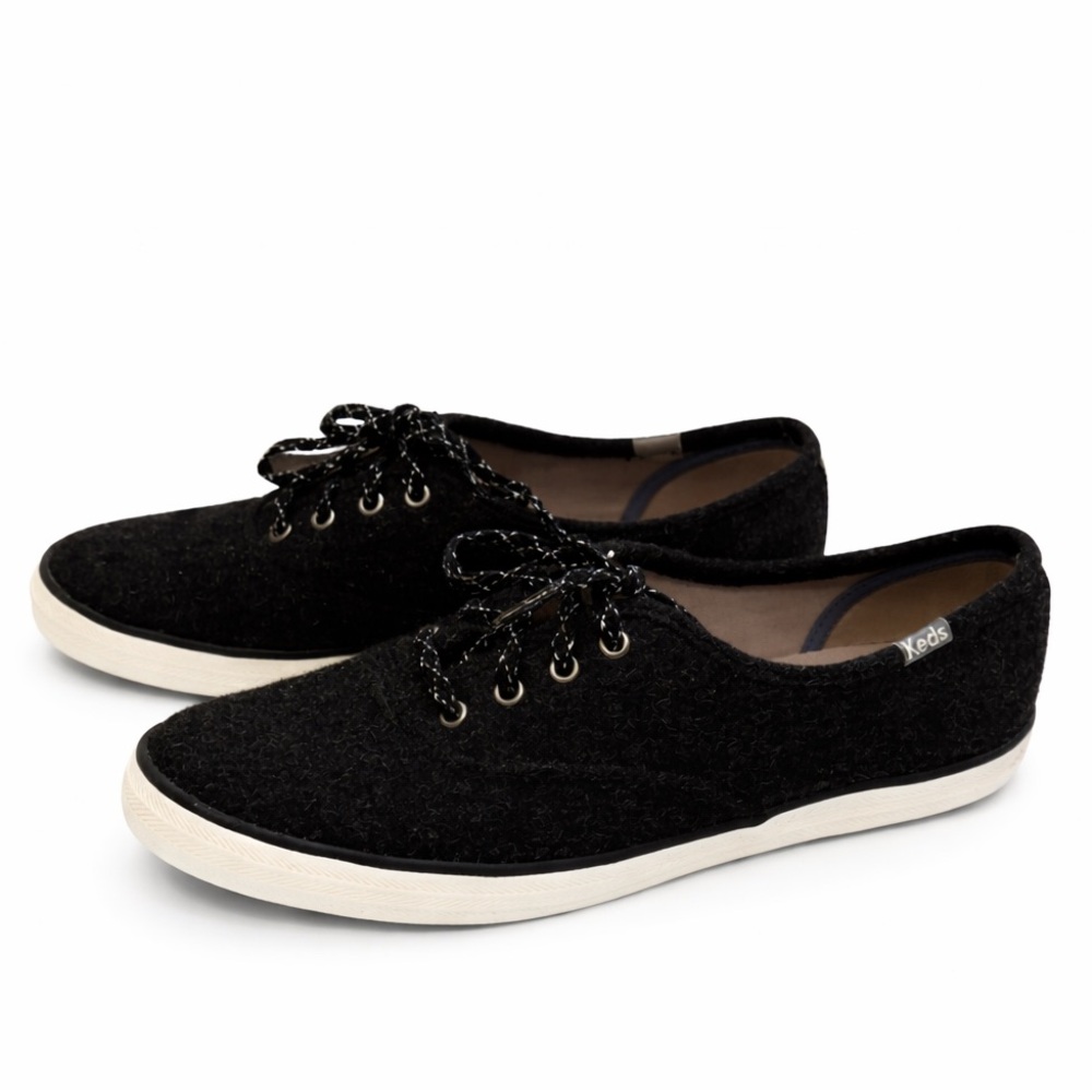 Keds Black Wool Sneakers – Size 7 (EU 37.5)